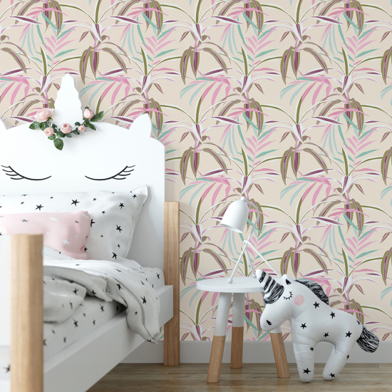 Kid Wall Mural - Wallpaper - Floral