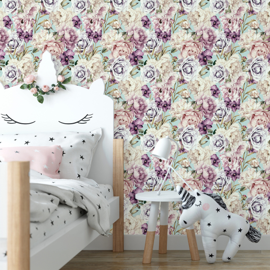 Kid Wall Mural - Wallpaper - Floral