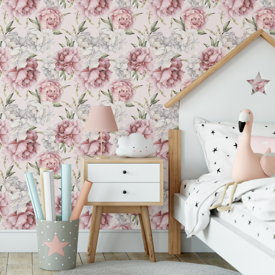 Kid Wall Mural - Wallpaper - Floral