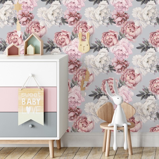 Kid Wall Mural - Wallpaper - Floral