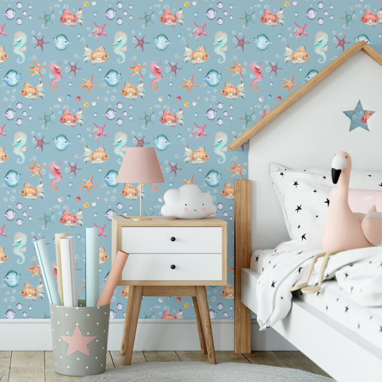 Kid Wall Mural - Wallpaper - Ocean