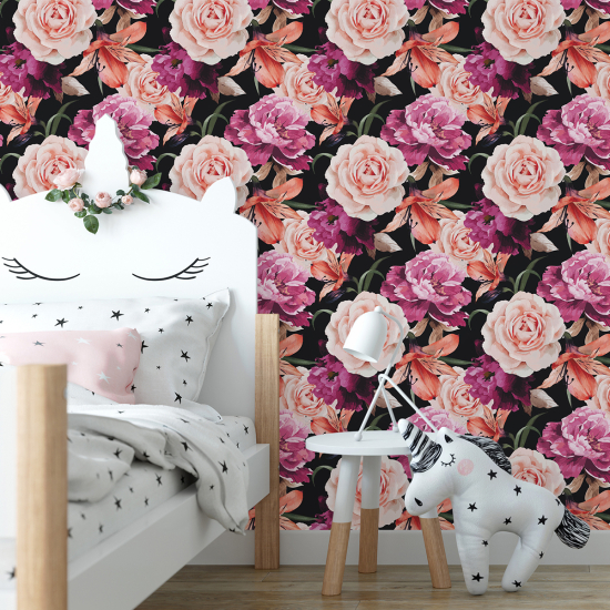 Kid Wall Mural - Wallpaper - Roses