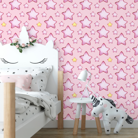 Kid Wall Mural - Wallpaper - Stars