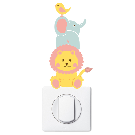 Light Switch Sticker - Animals