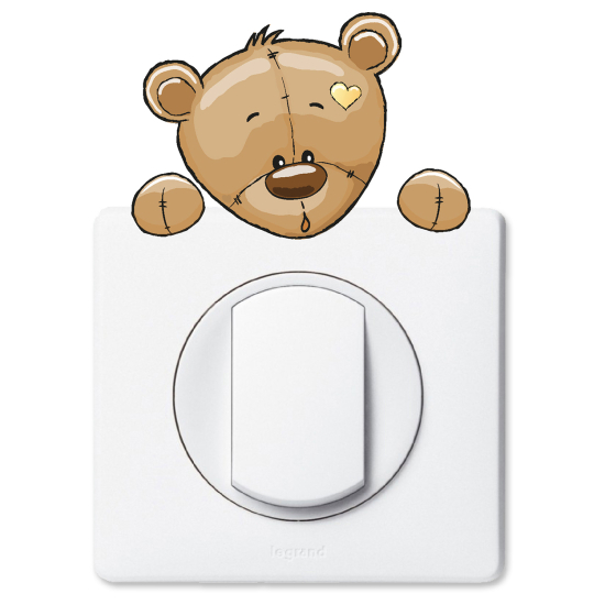 Light Switch Sticker - Bear Cub