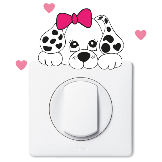 Light Switch Sticker - Dog