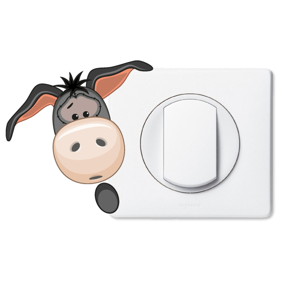 Light Switch Sticker - Donkey