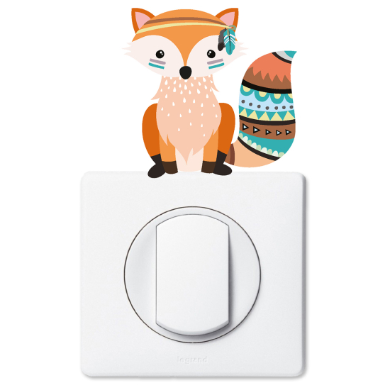 Light Switch Sticker - Fox