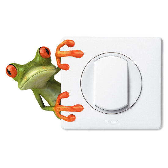 Light Switch Sticker - Frog