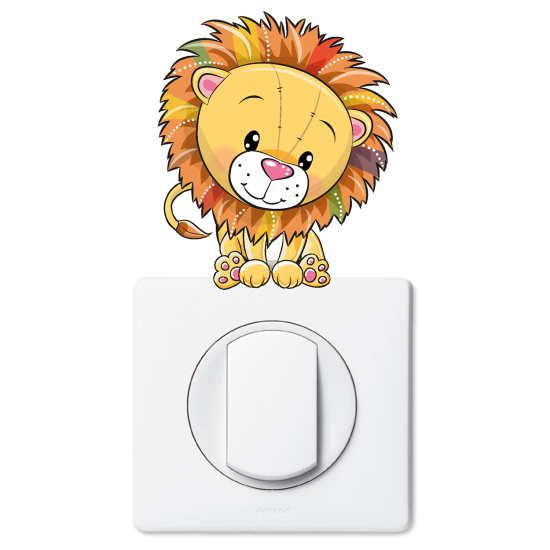 Light Switch Sticker - Lion