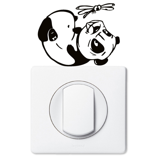 Light Switch Sticker - Panda