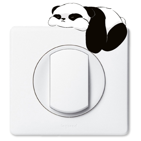 Light Switch Sticker - Panda