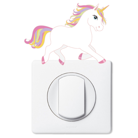 Light Switch Sticker - Unicorn