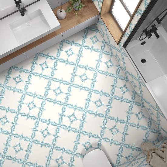 Non-slip Floor Tile Stickers - Diamonds