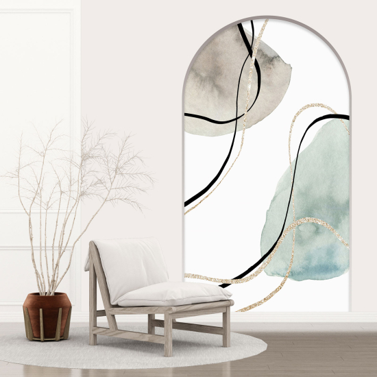 Optical Illusions Arch Wall Sticker - Abstract