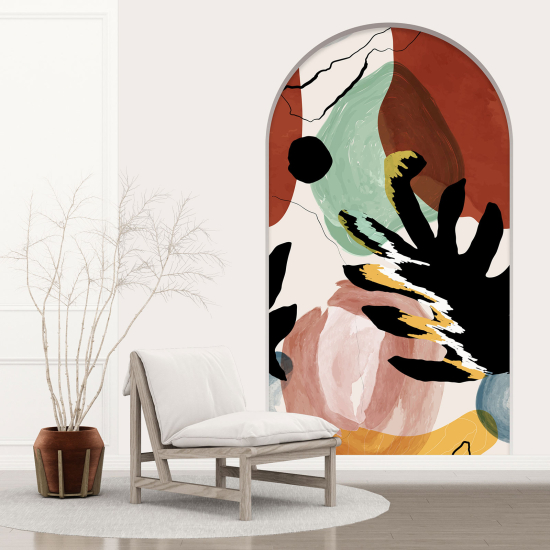 Optical Illusions Arch Wall Sticker - Abstract