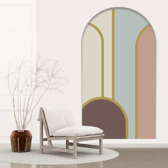 Optical Illusions Arch Wall Sticker - Arches design