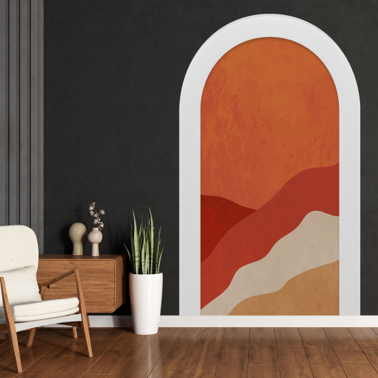 Optical Illusions Arch Wall Sticker - Boho