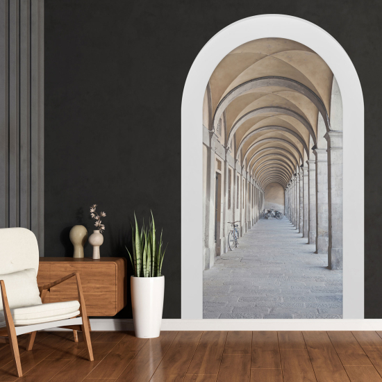 Optical Illusions Arch Wall Sticker - Column