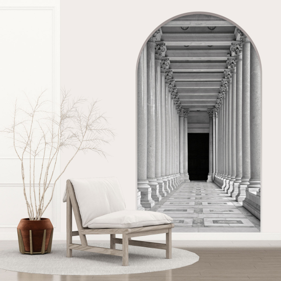 Optical Illusions Arch Wall Sticker - Column