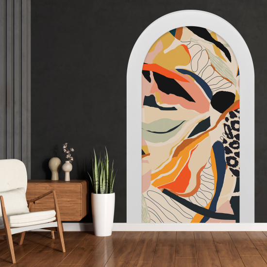 Optical Illusions Arch Wall Sticker - Design