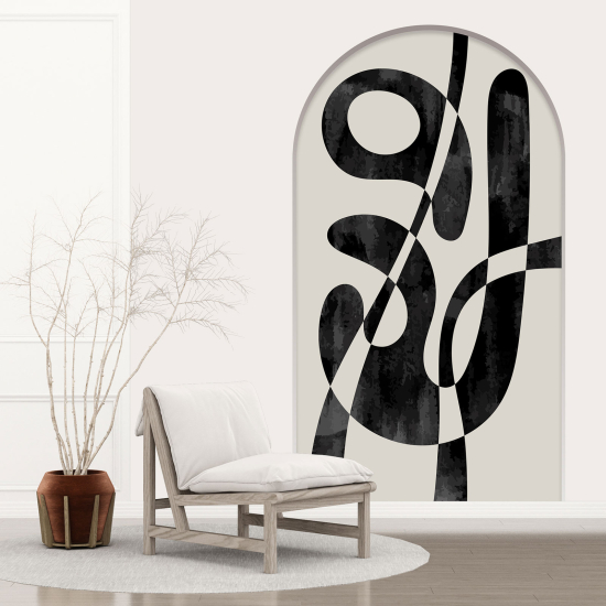 Optical Illusions Arch Wall Sticker - Design