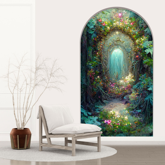 Optical Illusions Arch Wall Sticker for Kids - Magic Portal