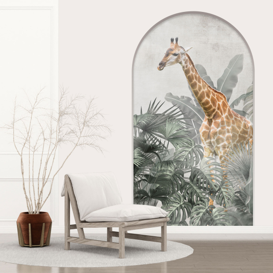 Optical Illusions Arch Wall Sticker for Kids - Vault - Giraffe