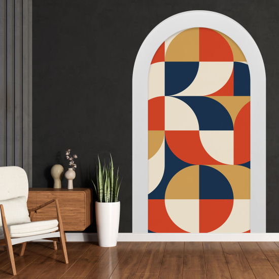 Optical Illusions Arch Wall Sticker - Geometric Pattern