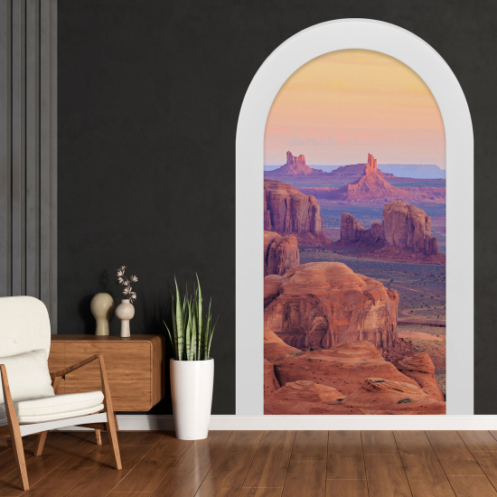 Optical Illusions Arch Wall Sticker - Grand Canyon