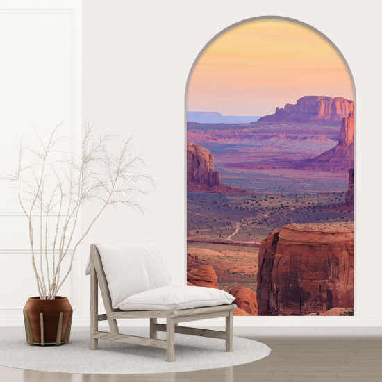 Optical Illusions Arch Wall Sticker - Grand Canyon