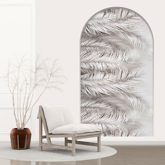 Optical Illusions Arch Wall Sticker - Leaves