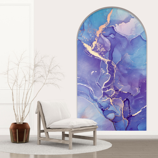 Optical Illusions Arch Wall Sticker - Marbled Effect