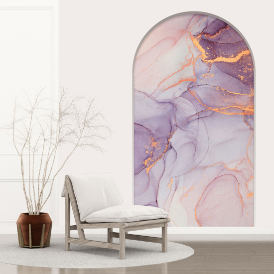 Optical Illusions Arch Wall Sticker - Marbled Effect