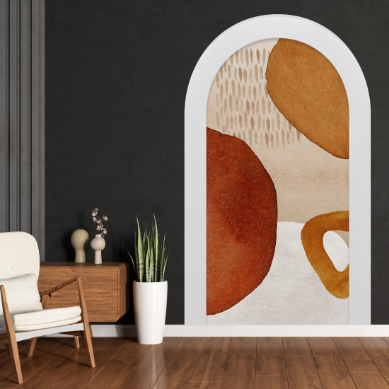 Optical Illusions Arch Wall Sticker - Modern