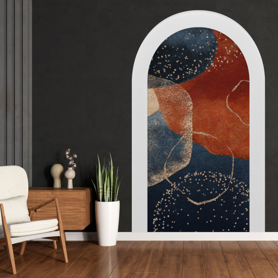 Optical Illusions Arch Wall Sticker - Modern