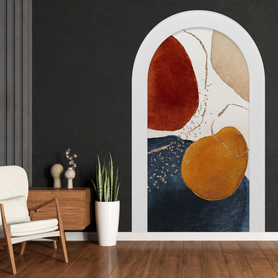 Optical Illusions Arch Wall Sticker - Modern