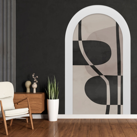 Optical Illusions Arch Wall Sticker - Modern