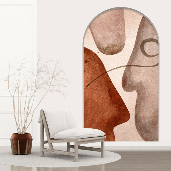 Optical Illusions Arch Wall Sticker - Modern