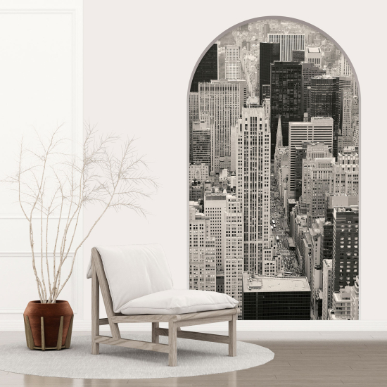 Optical Illusions Arch Wall Sticker - New York