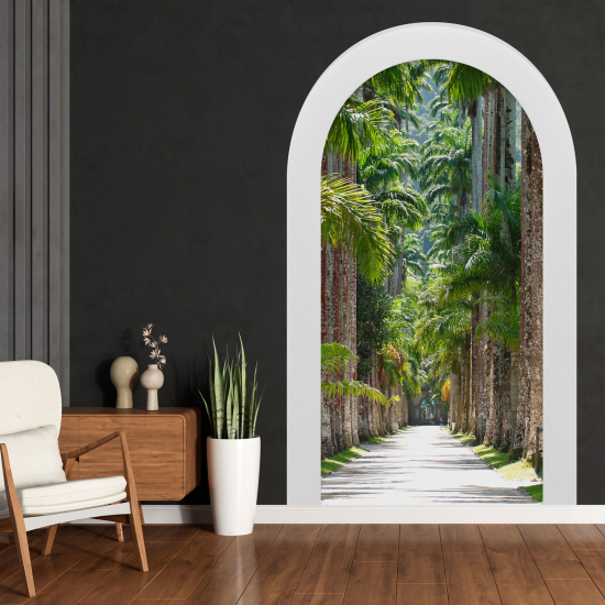 Optical Illusions Arch Wall Sticker - Palmiers Alley