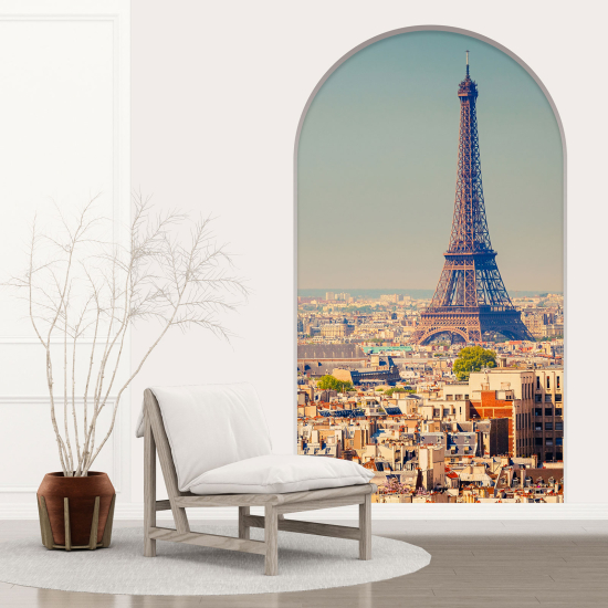 Optical Illusions Arch Wall Sticker - Paris