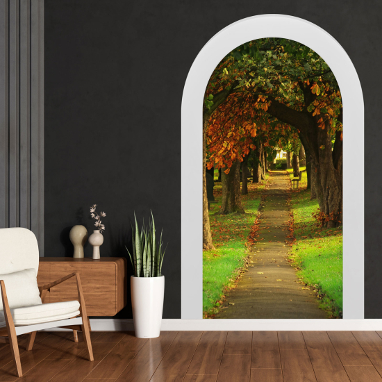 Optical Illusions Arch Wall Sticker - Path