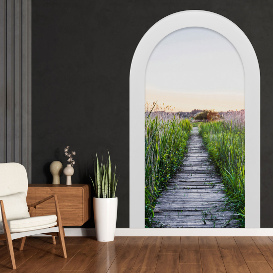 Optical Illusions Arch Wall Sticker - Path