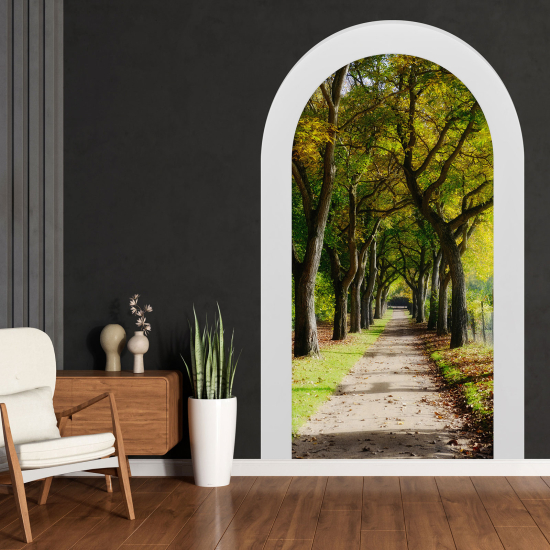 Optical Illusions Arch Wall Sticker - Path