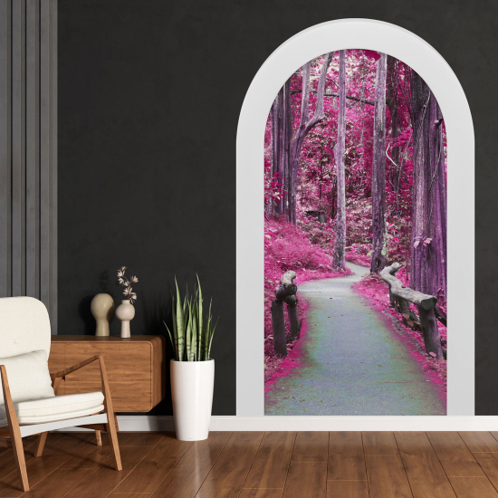 Optical Illusions Arch Wall Sticker - Path