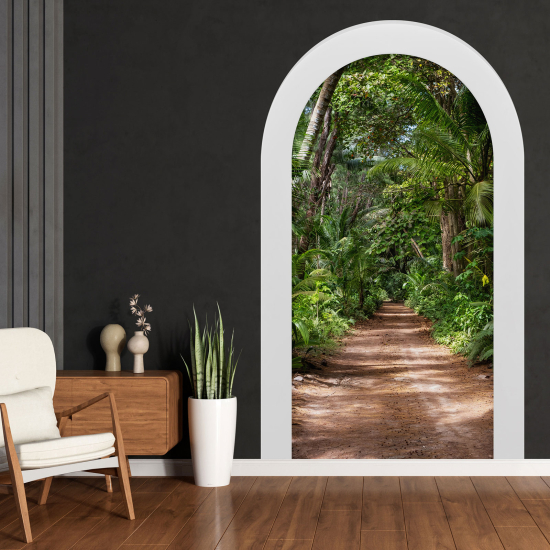 Optical Illusions Arch Wall Sticker - Path