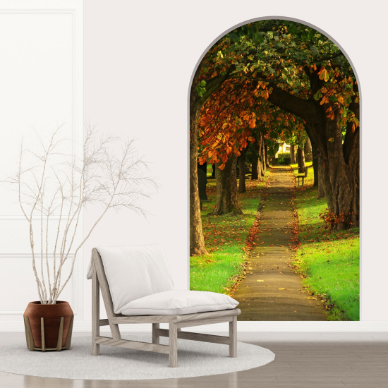 Optical Illusions Arch Wall Sticker - Path