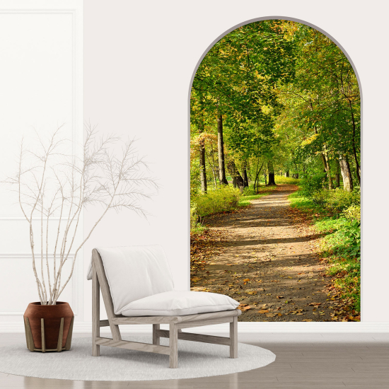 Optical Illusions Arch Wall Sticker - Path