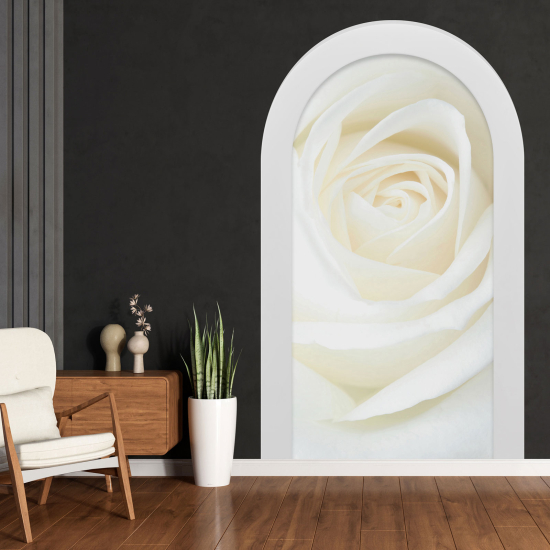 Optical Illusions Arch Wall Sticker - Rose